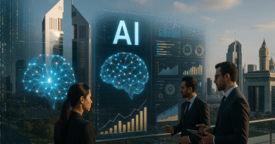 UAE artificial intelligence adoption 2025 in Dubai business sector,اعتماد الذكاء الاصطناعي في الإمارات 2025